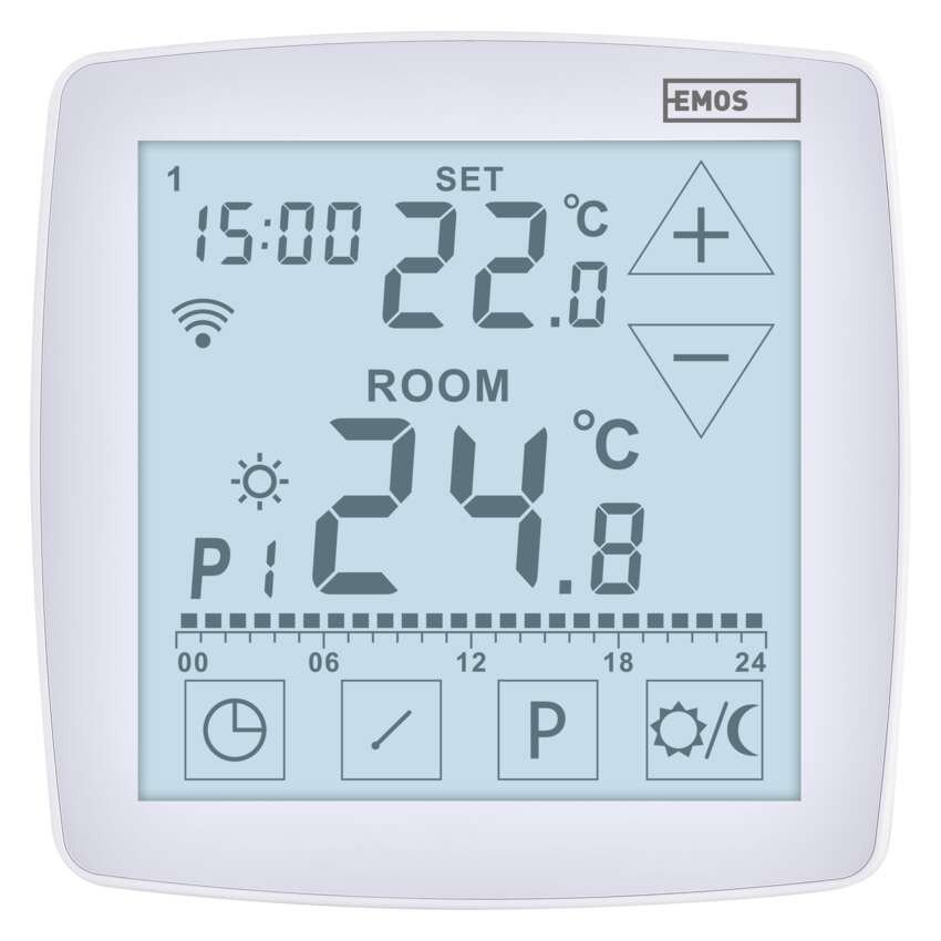 GoSmart Fußbodenheizung-Thermostat P56S01F mit WiFi, programmierbar, verkabelt