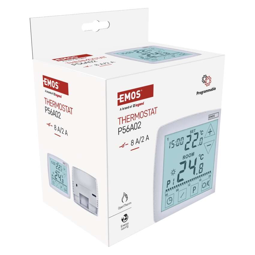 Izbový programovateľný drôtový OpenTherm termostat P56A02