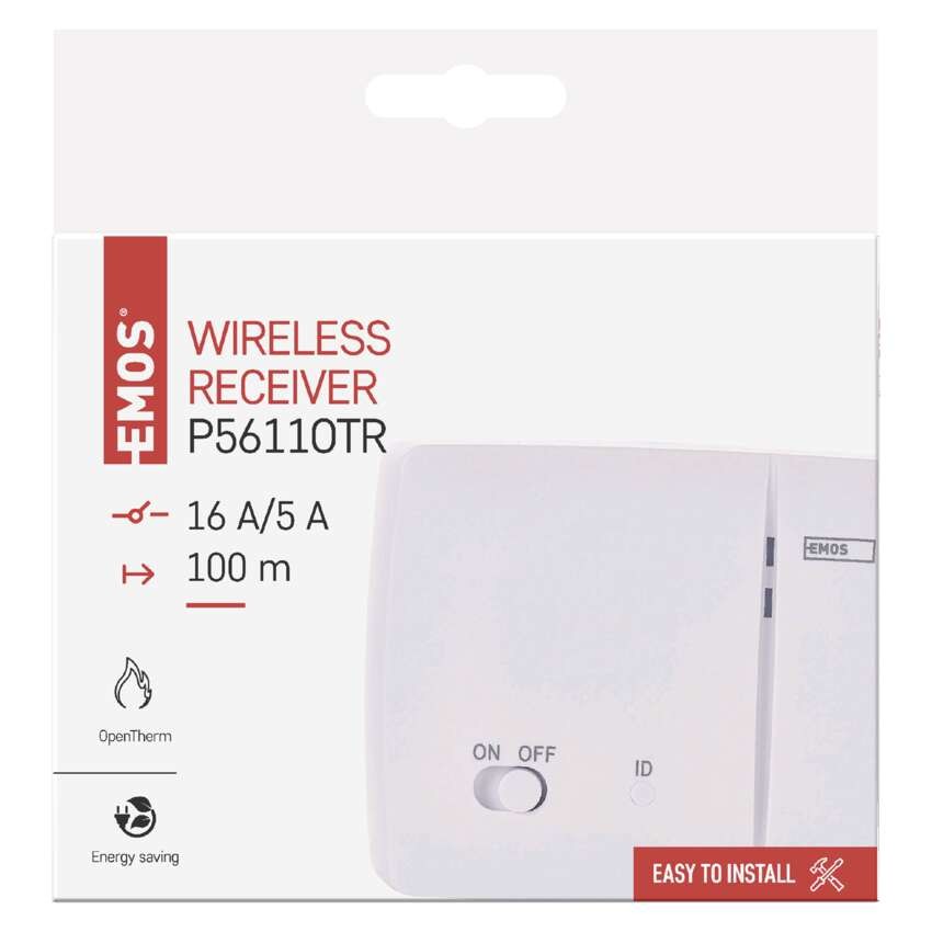 Empfänger für OpenTherm Raumthermostat P5611OT, P56S11, P56A11, programmierbar, kabellos