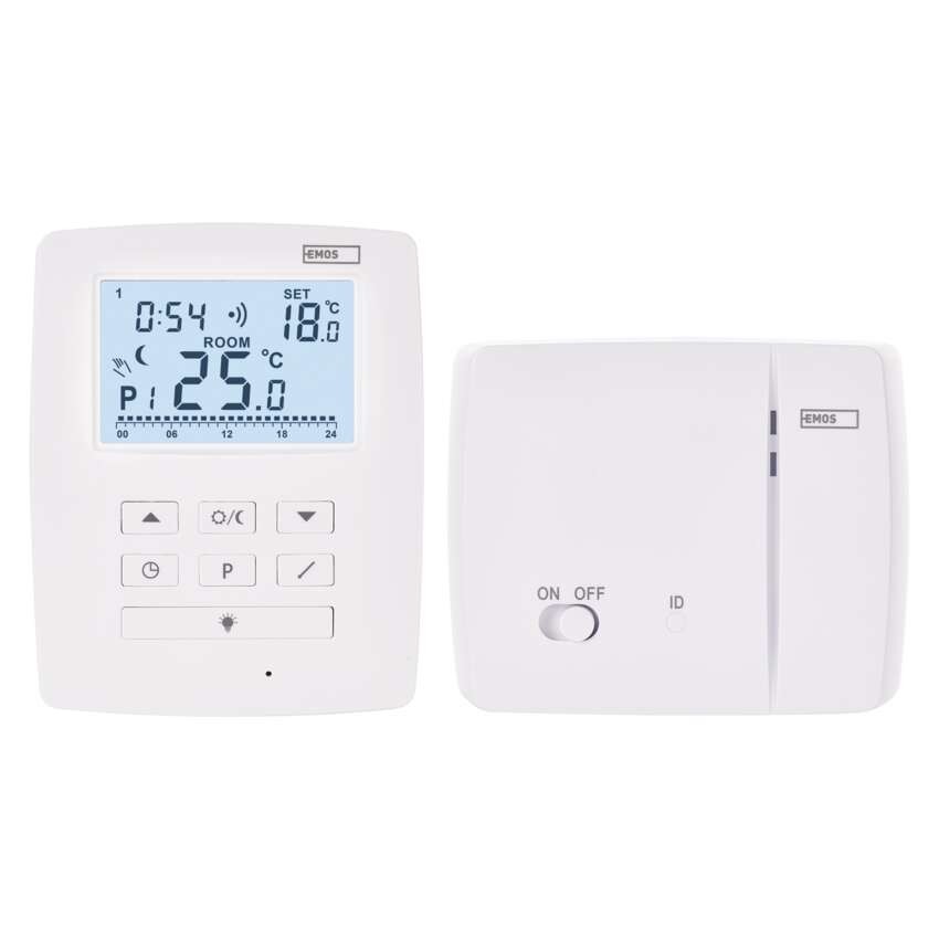 OpenTherm Raumthermostat P5611OT, programmierbar, kabellos