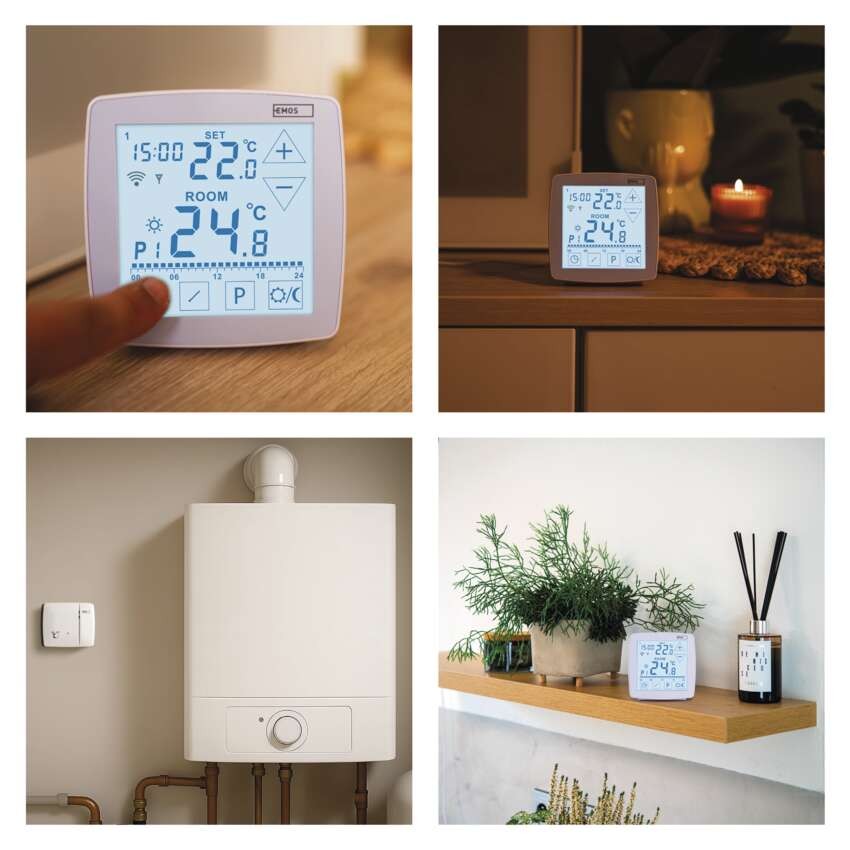 GoSmart Raumthermostat P56S11 mit WiFi, programmierbar, kabellos