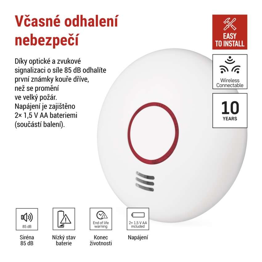 Detektor kouře GS558