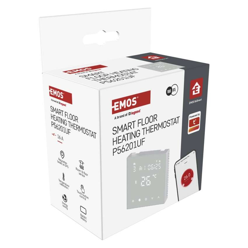 GoSmart Fußbodenheizung-Thermostat P56201UF mit WiFi, programmierbar, verkabelt