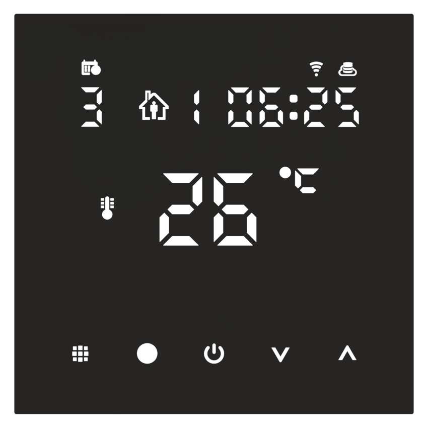 GoSmart Fußbodenheizung-Thermostat P56201BUF mit WiFi, programmierbar, verkabelt