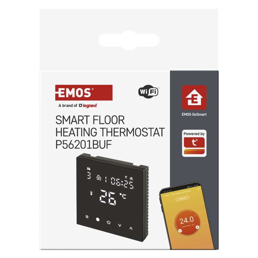 GoSmart Fußbodenheizung-Thermostat P56201BUF mit WiFi, programmierbar, verkabelt