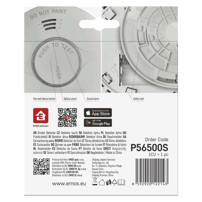 GoSmart Rauchmelder TS380C-HW mit WiFi