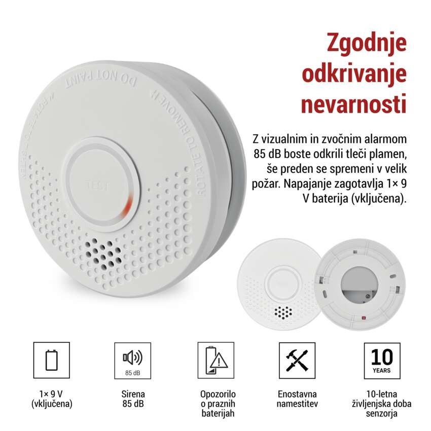 Detektor dima TSS910B