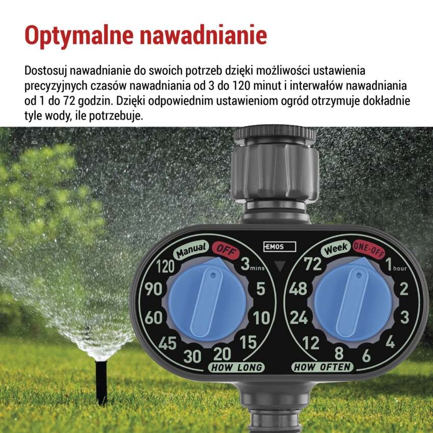 Kontroler nawadniania, 1 wyjście