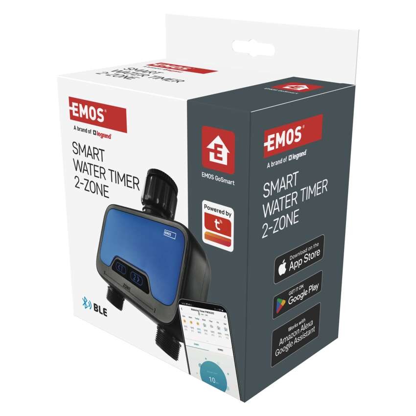 Časovnik za zalivanje GoSmart, Bluetooth 5.0, 2 izhoda