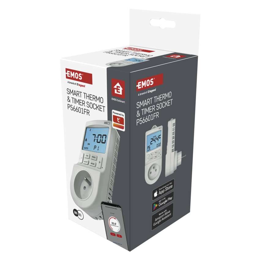 GoSmart Termostat do zásuvky s funkciou digitálneho časovača 2v1 s WiFi