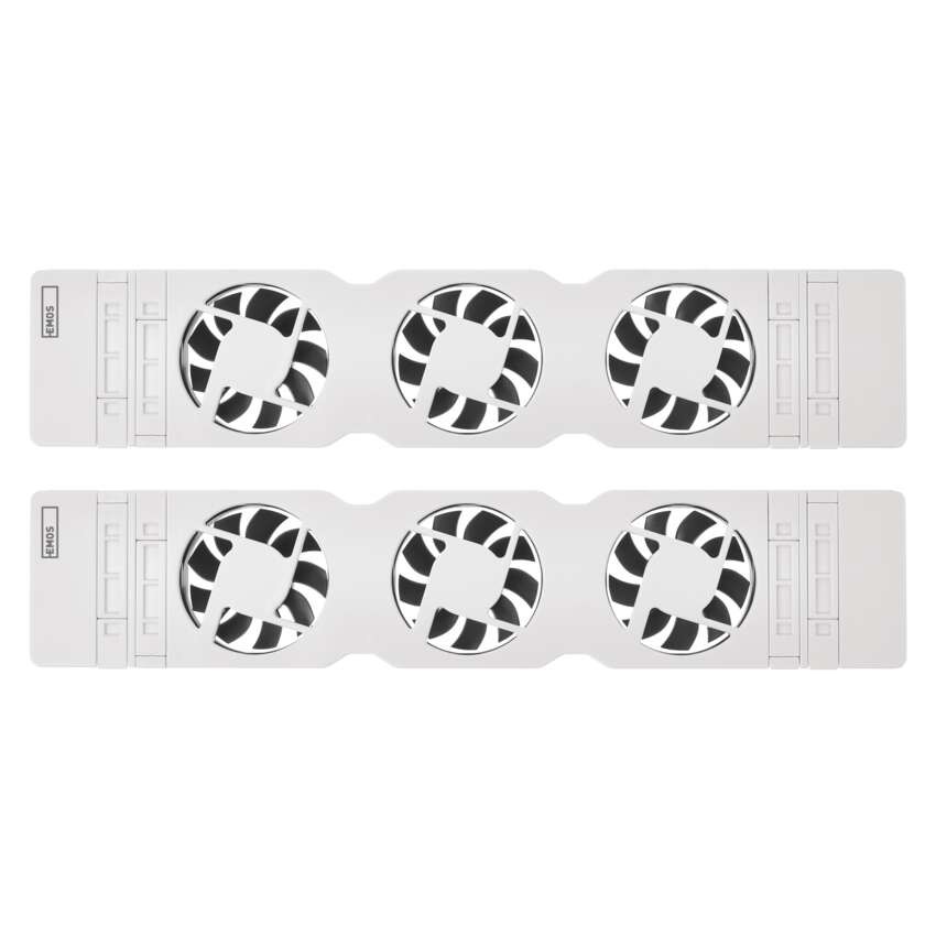 Radiátor fűtéserősítő ventilátor szett - DUO, fehér