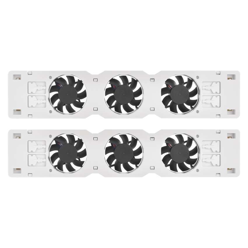 Radiátor fűtéserősítő ventilátor szett - DUO, fehér