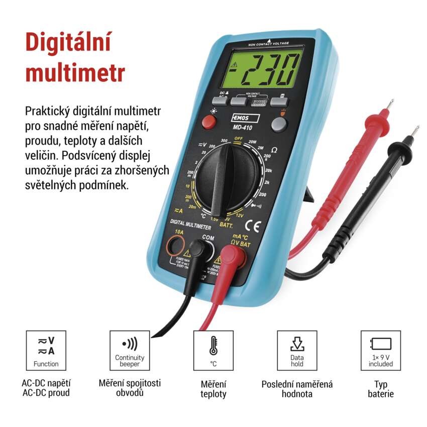 Multimetr MD-410