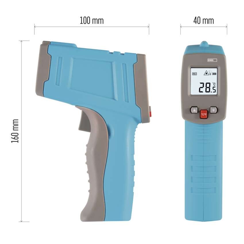 Digitales infrarotes Thermometer - berührungslos
