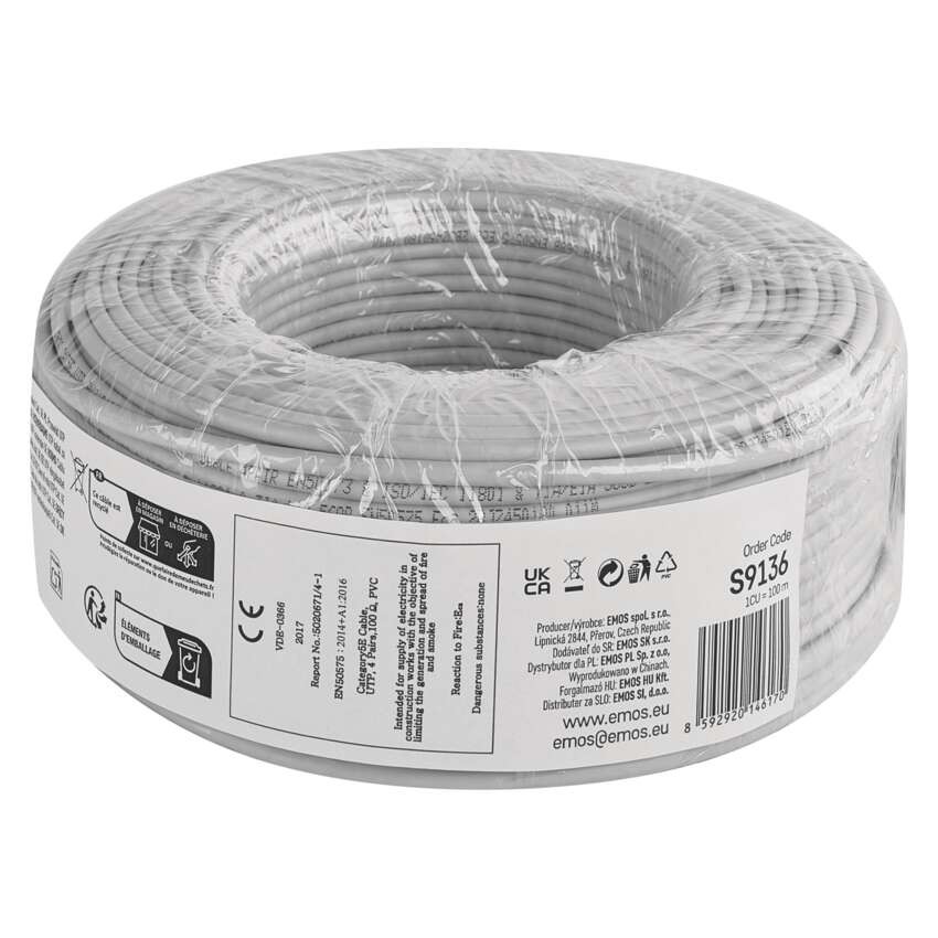 Datenkabel UTP CAT 5E PVC Basic, 100m