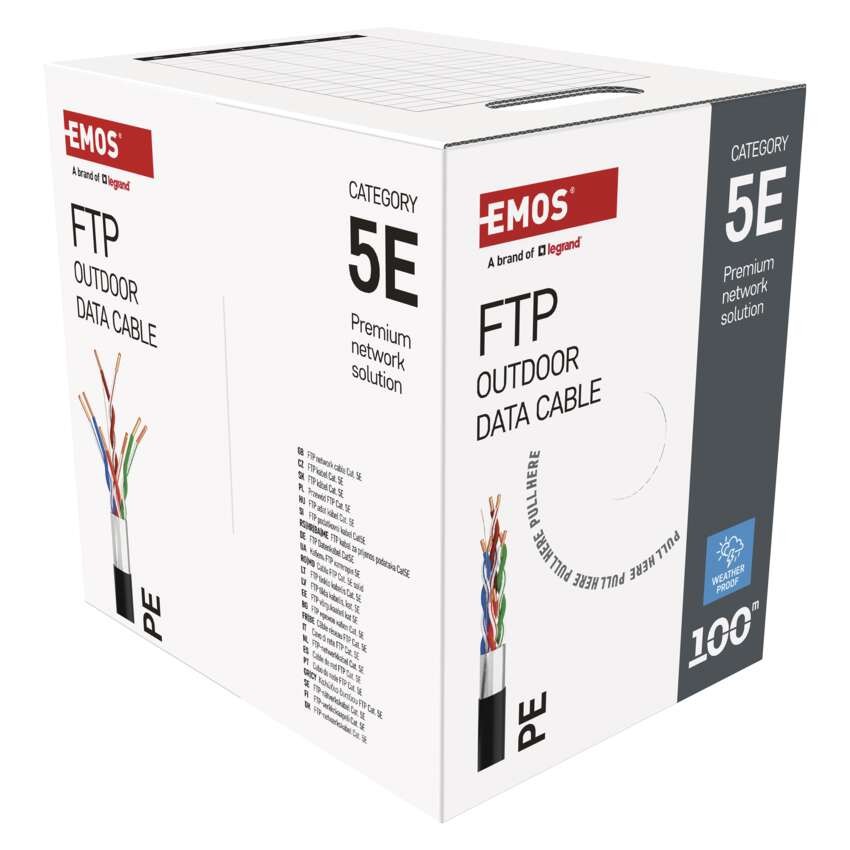 Datenkabel FTP 5E, outdoor, 100m