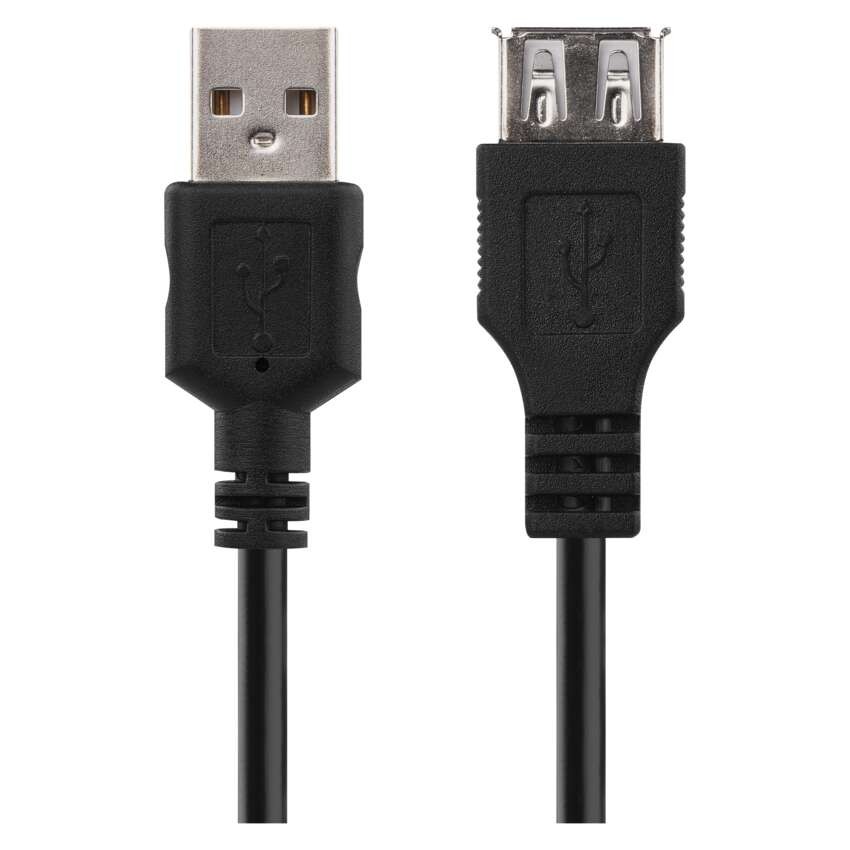 USB Kabel 2.0 A Stecker – A Steckdose 2m