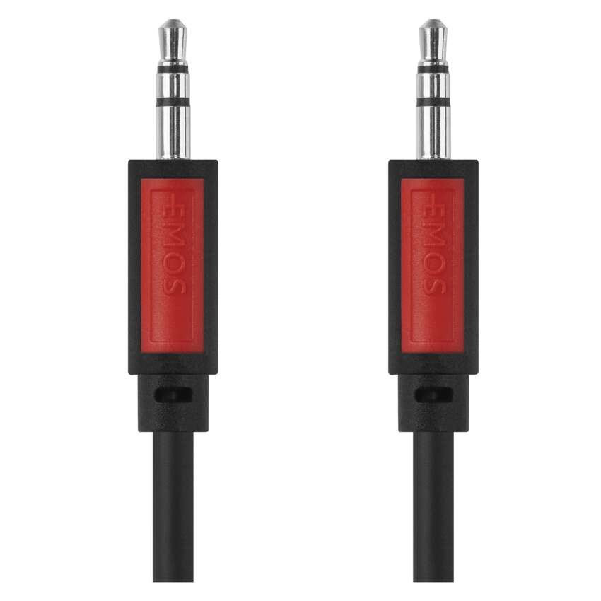 Kabelis 3,5 mm stereofoninis / kištukinis – 3,5 mm stereofoninis / kištukinis 1,5 m