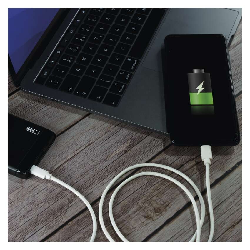 USB Kabel 2.0 C Stecker -  i16P Stecker 1m, weiss