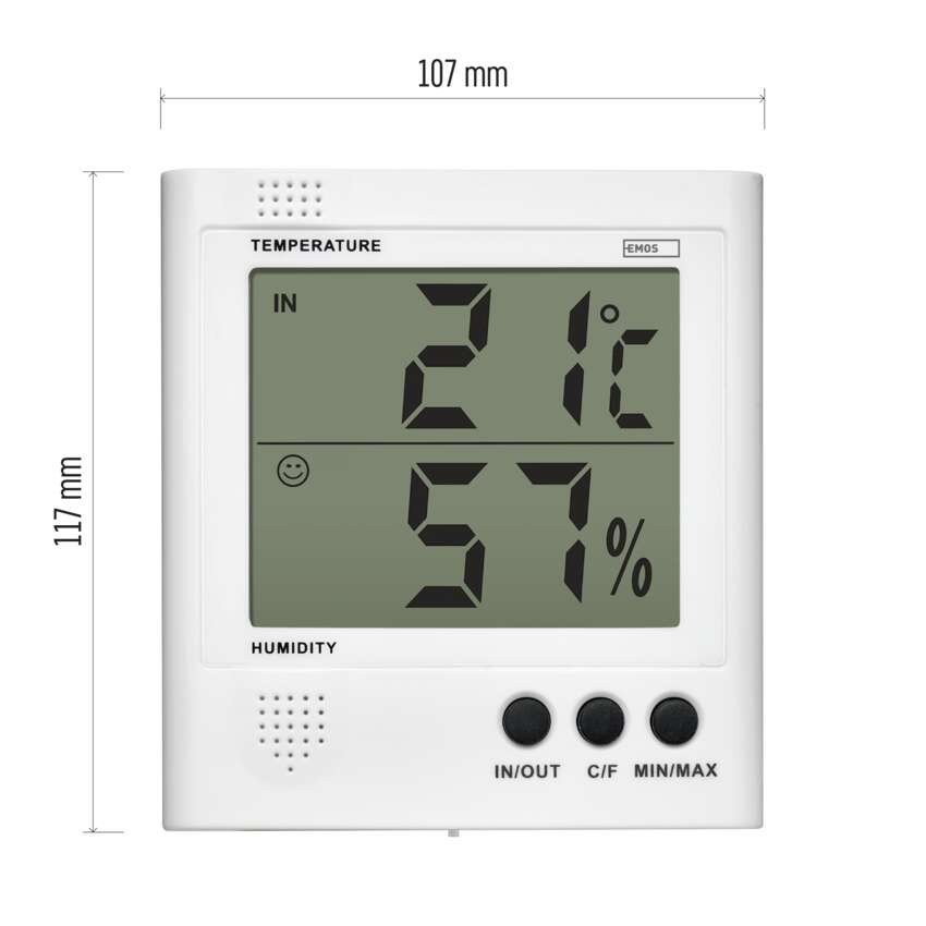 Digitalni termometer s hidrometrom, žični senzor E8471