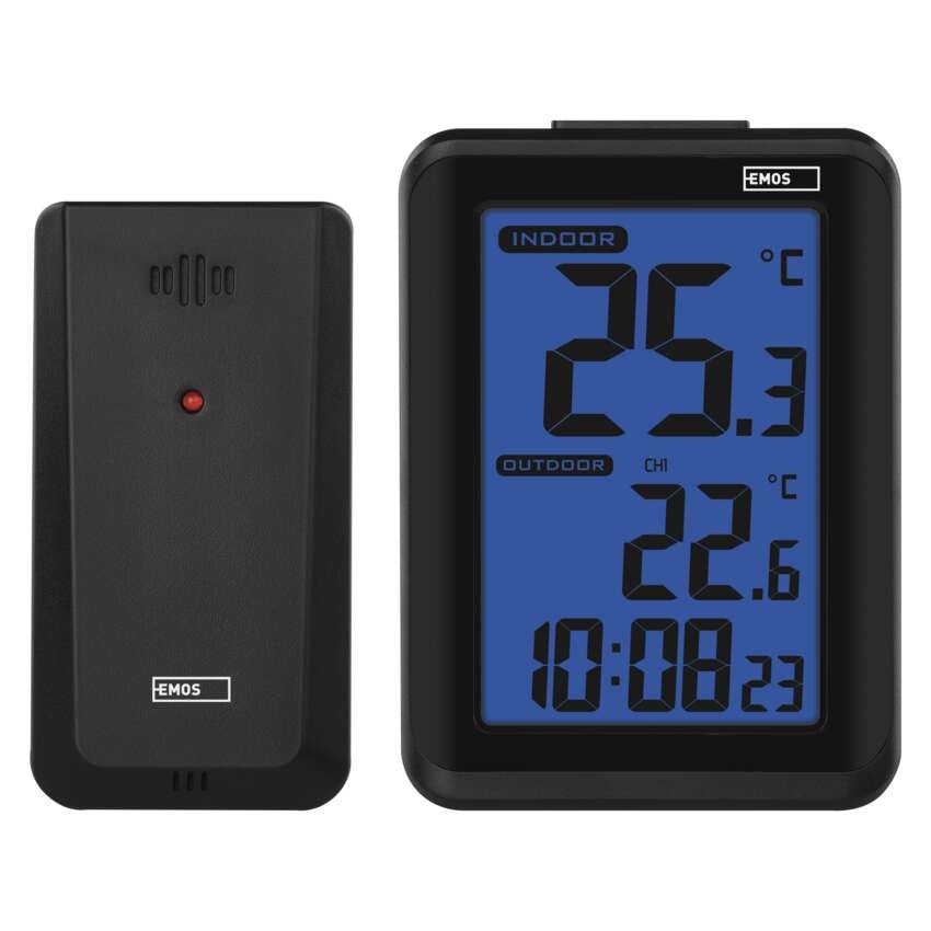 Digitales Thermometer, Funk-Sensor, Wecker E8636