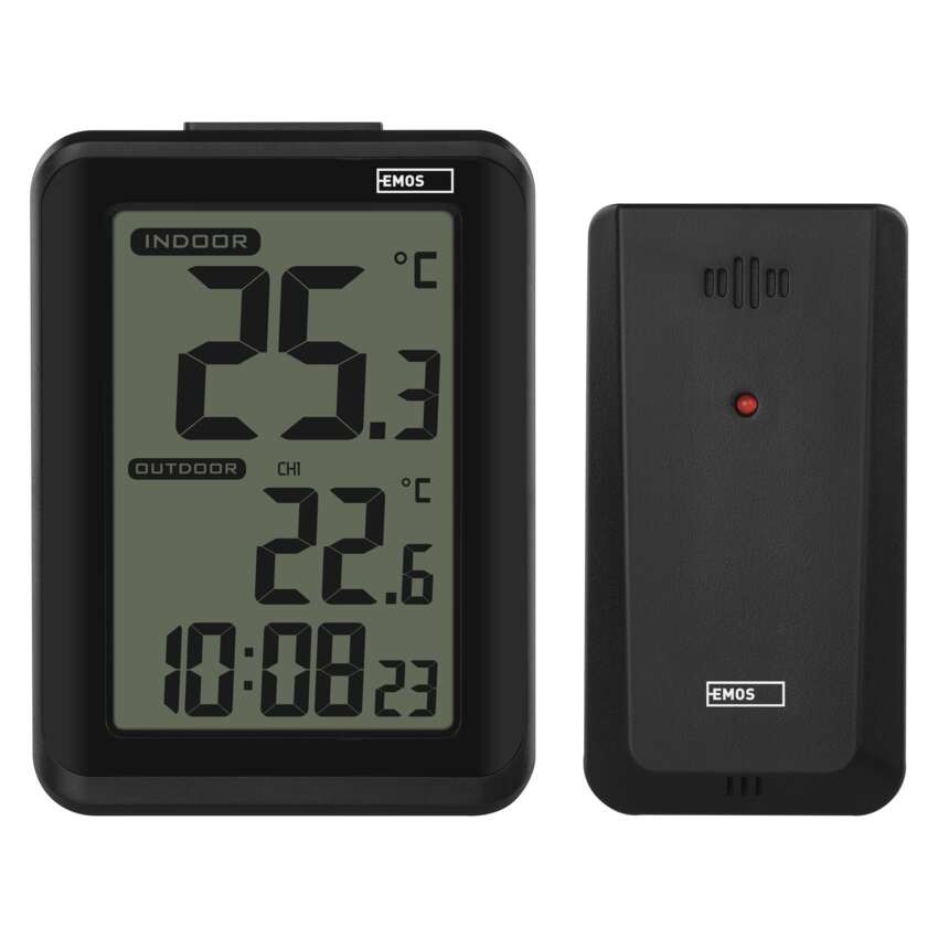 Digitales Thermometer, Funk-Sensor, Wecker E8636