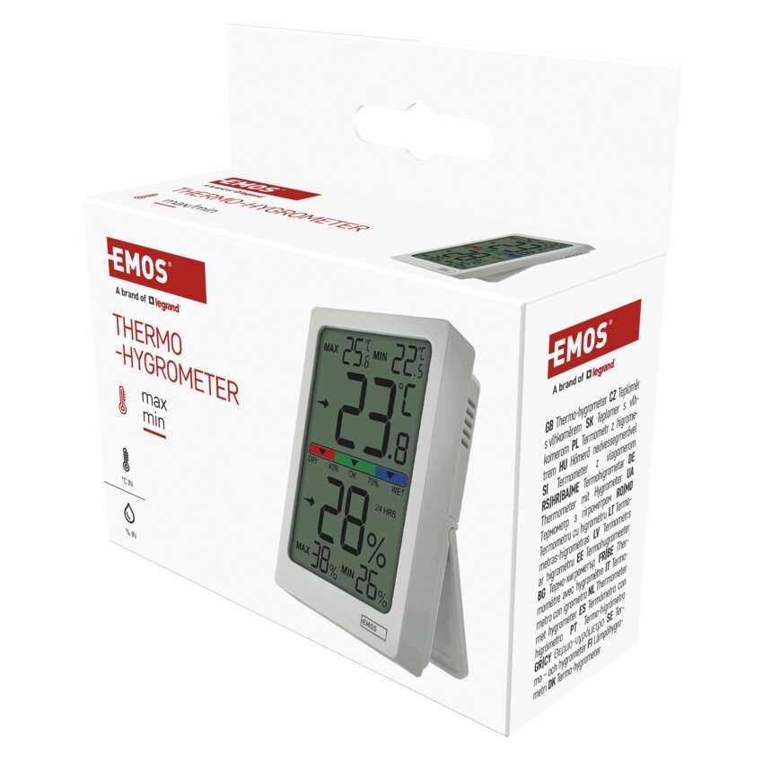 Digitales Innenraum-Thermometer mit Hygrometer E0558