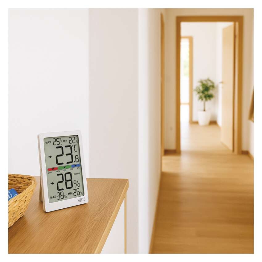 Digitales Innenraum-Thermometer mit Hygrometer E0558