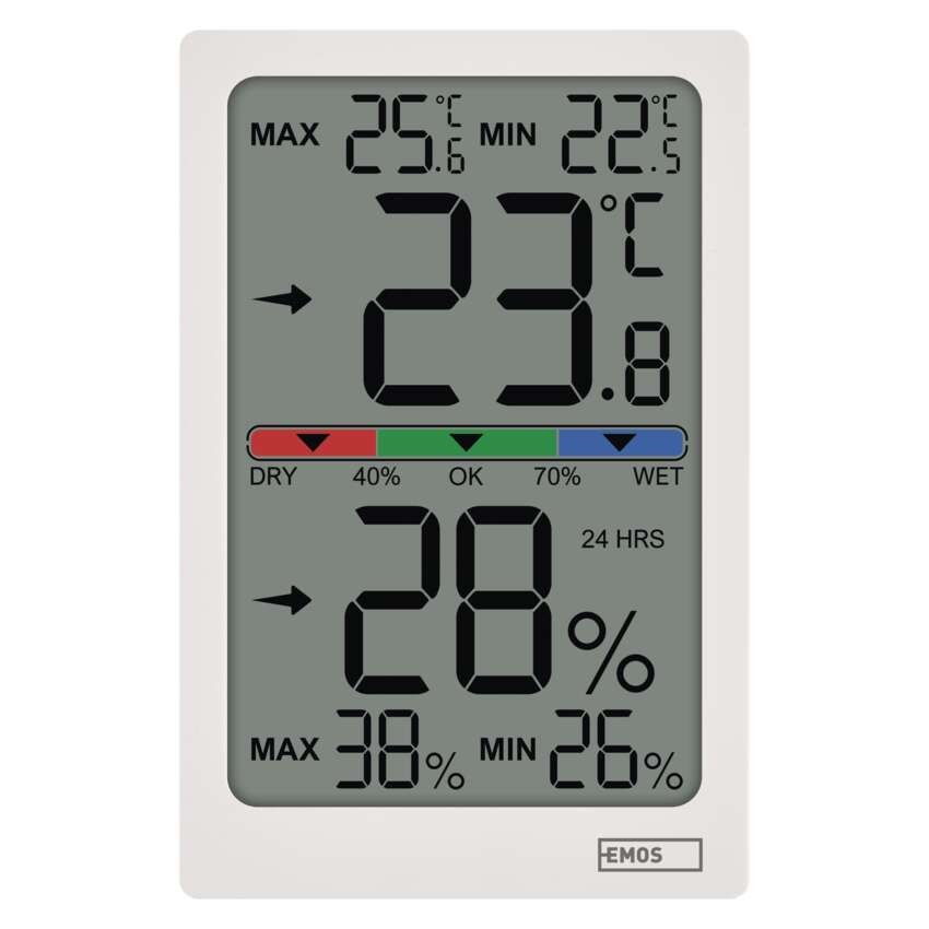 Digitales Innenraum-Thermometer mit Hygrometer E0558