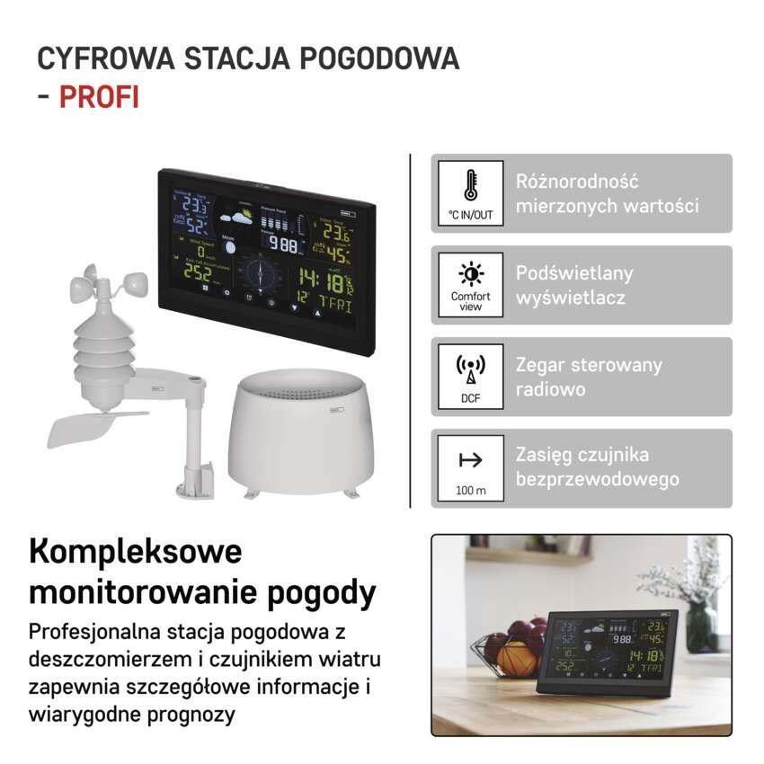 Stacja pogodowa Profi E6016