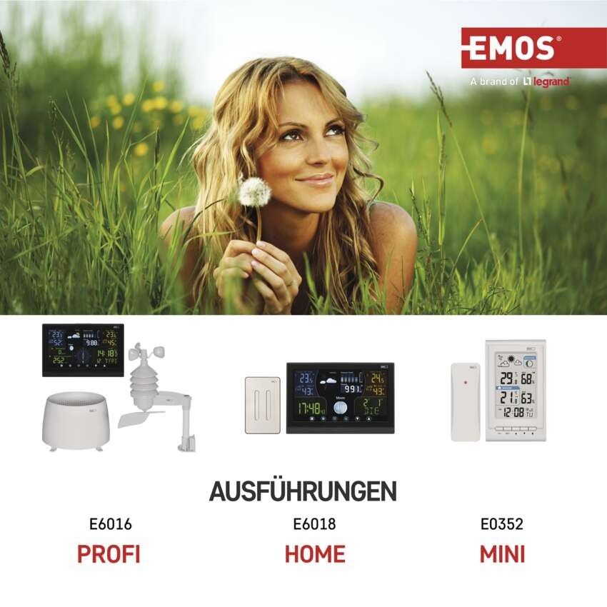 Drahtlose Wetterstation E6016