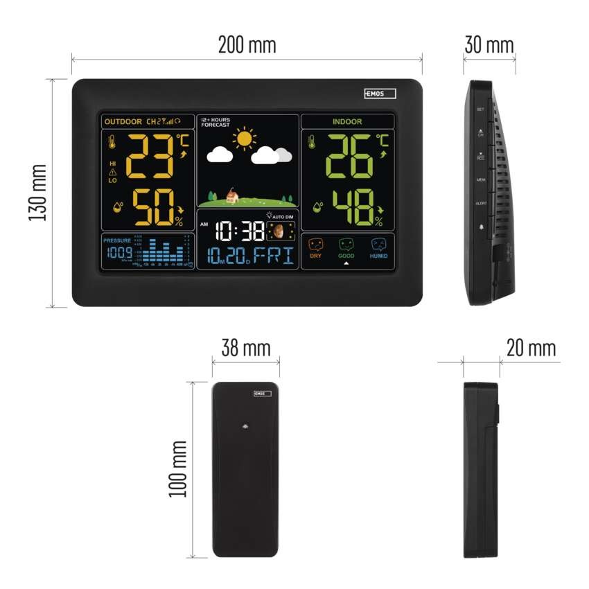 Drahtlose Wetterstation E0387