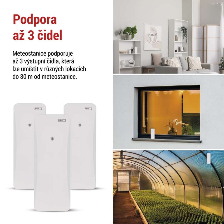 Domácí bezdrátová meteostanice E0531