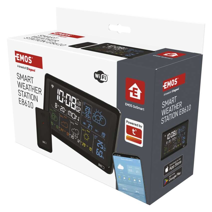 GoSmart bezprzewodowa stacja meteorologiczna E8610 z WiFi