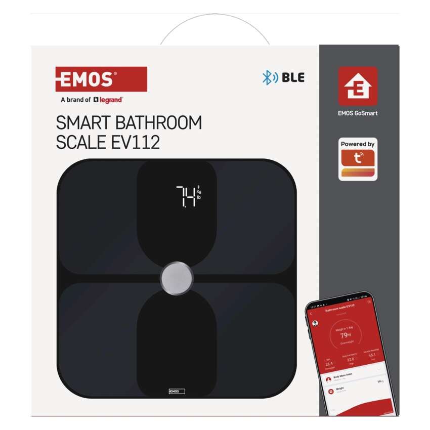 GoSmart Digitale Personenwaage EV112