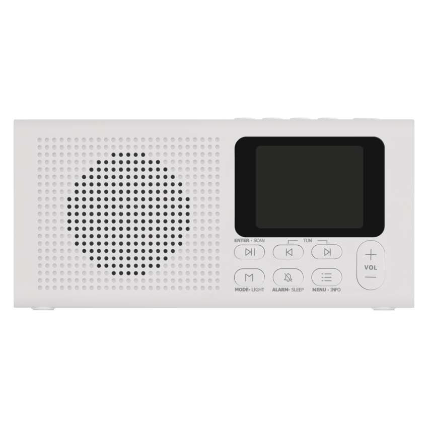 Tragbares Radio mit Bluetooth, DAB / DAB+ / FM, weiß