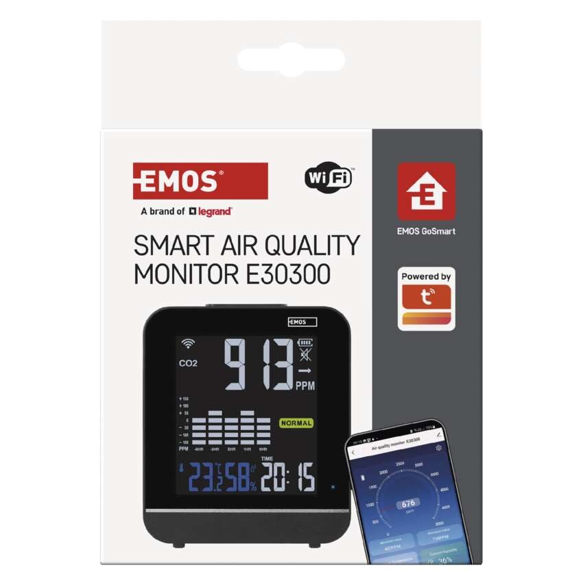 GoSmart Monitor jakości powietrza E30300 z WiFi