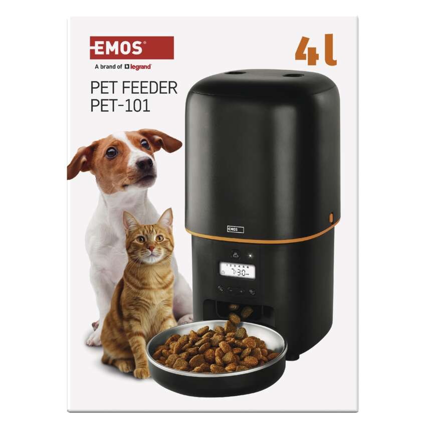 Pet Care Futterspender, 4 l, schwarz