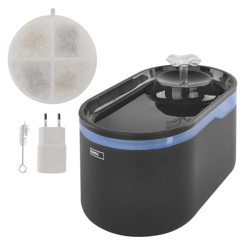 Wasserbrunnen Pet Care, 2,6 l, grau