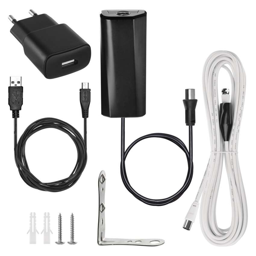 Universale Antenne EM-DIO3, 0-80 km, DVB-T2, LTE/4G/5G Filter