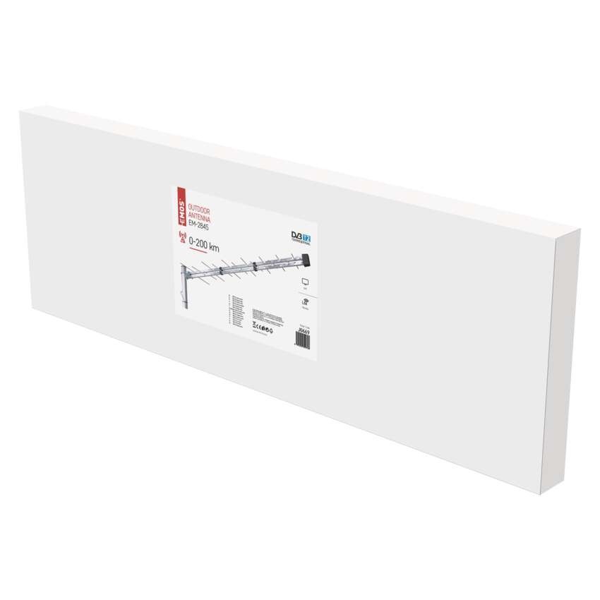 Außenantenne EM-2845, PROFI, 0-200 km, DVB-T2, LTE/4G Filter