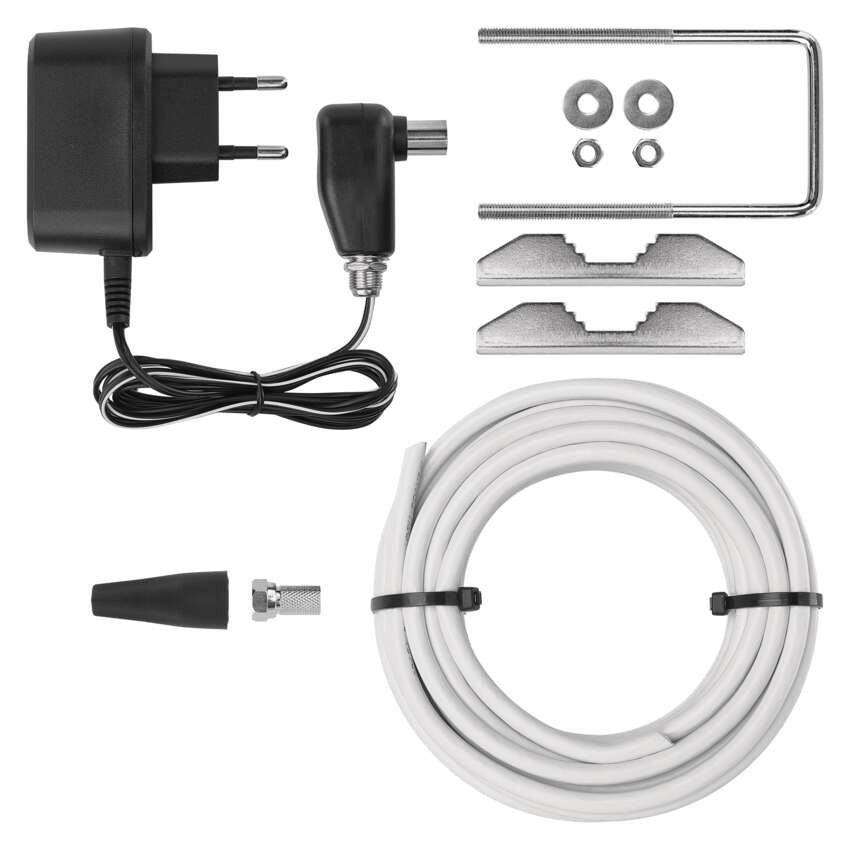 Univerzális antenna VILLAGE FISH–V700, DVB-T2, LTE/4G/5G szűrő