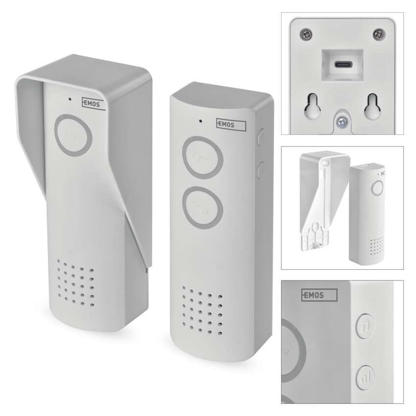Kabelloses Heim-Audio-Türsprechset H1087, 1 Teilnehmer