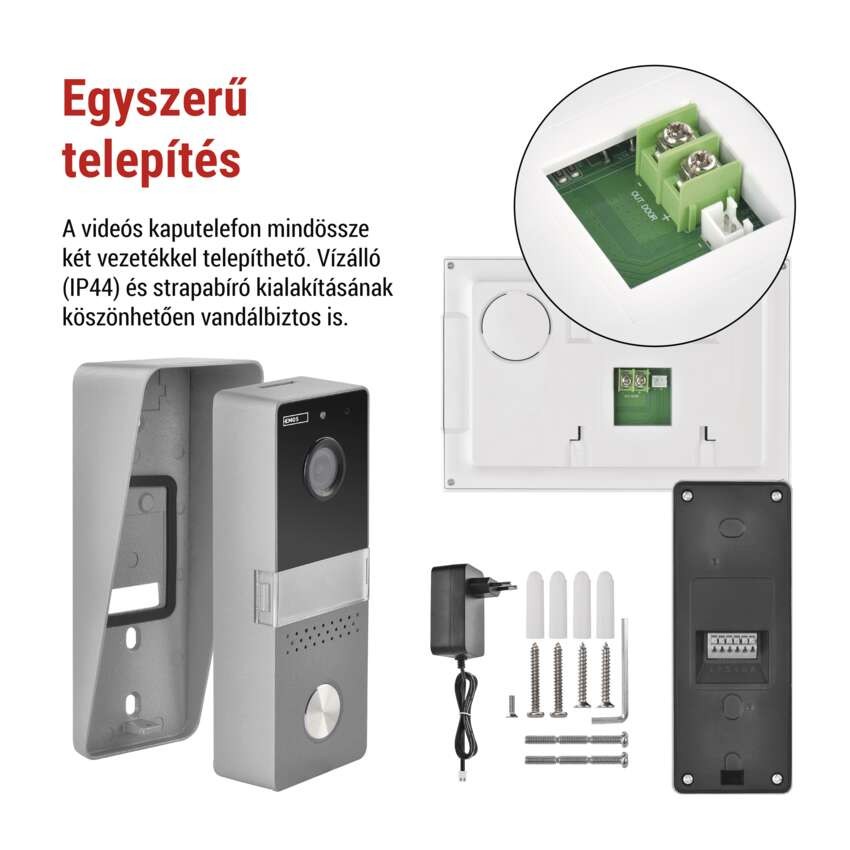EM-04Z 2WIRE otthoni videó kaputelefon készlet
