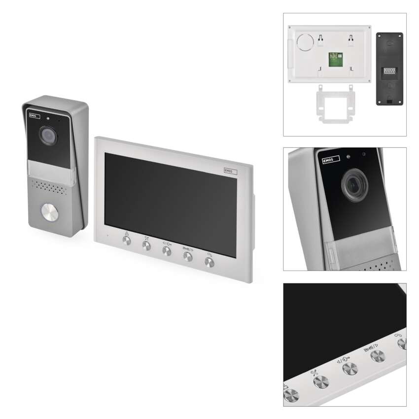 Komplet domačega video domofona  EM-04Z 2WIRE