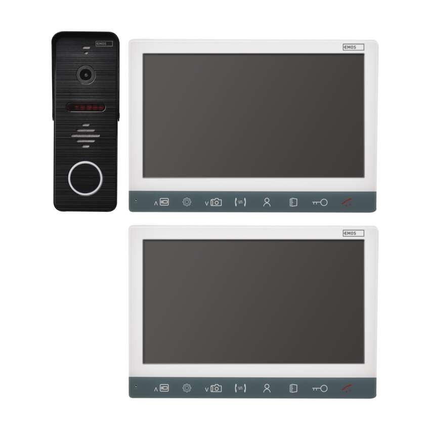 Set videodomofona EM-10AHD z dvema zaslonoma