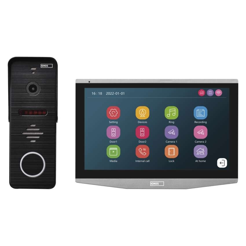 GoSmart Zestaw videodomofonu EMOS IP-700A z Wi-Fi
