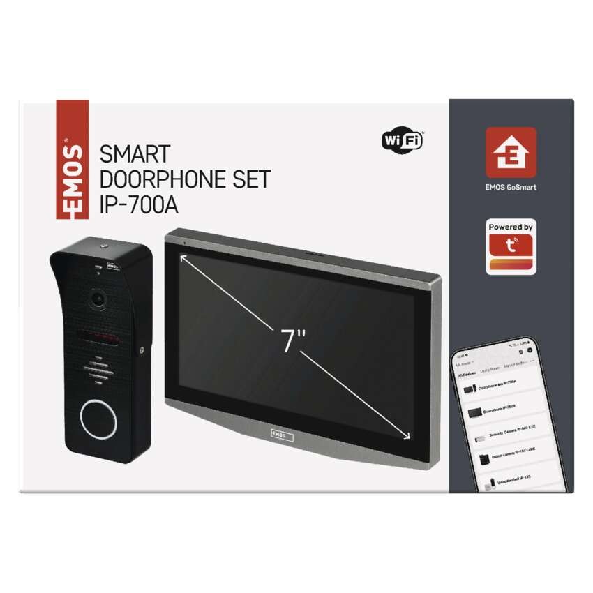 GoSmart Zestaw videodomofonu EMOS IP-700A z Wi-Fi