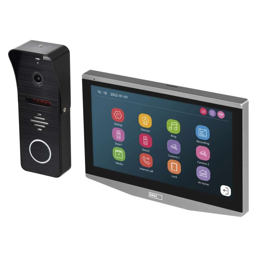 GoSmart Zestaw videodomofonu EMOS IP-700A z Wi-Fi