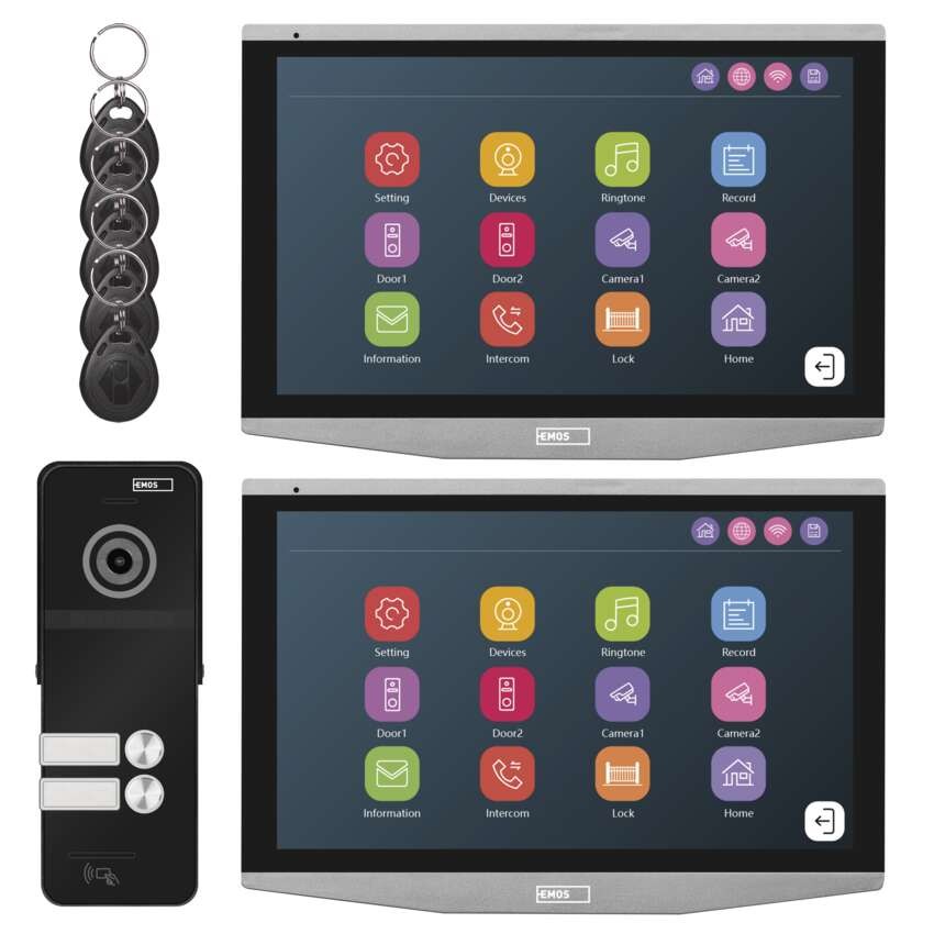 GoSmart Sada videovrátnika IP-750 pre 2 účastníkov